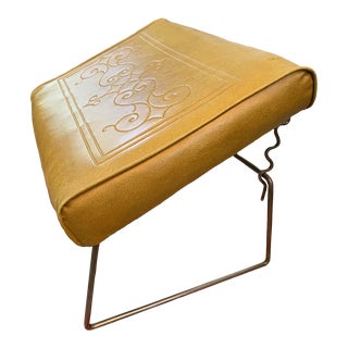 1960s Mid-Century Modern Adjustable Footstool For Sale