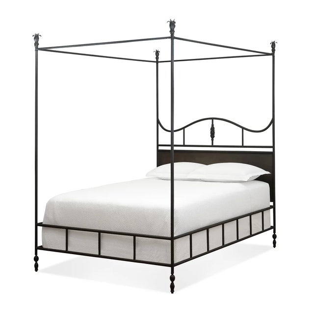 Transitional Bunny Williams Home Marlon Bed, King For Sale - Image 3 of 10