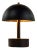 Nena' Table Lamp in Black Metal and Wood by Alvaro Benitez For Sale