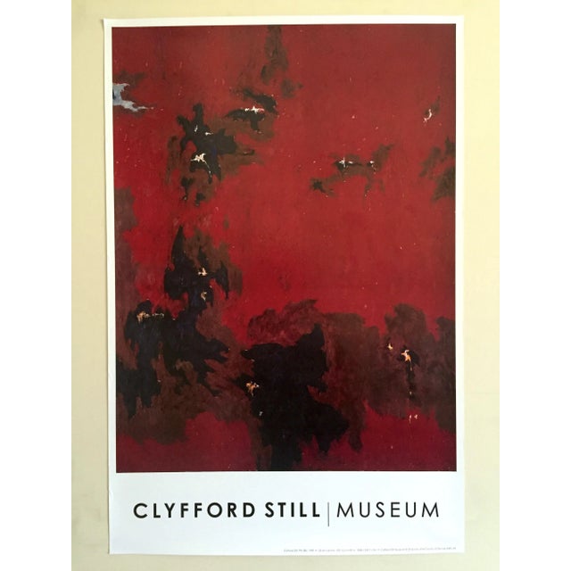 Clyfford Still Abstract Expressionist Lithograph Print