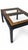 1970s Attributed to Chin Hua by Raymond Sobota for Century — Black Lacquer & Burl Glass-Top Extension Table, Model 540-333 For Sale In Washington DC - Image 6 of 11