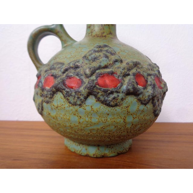 Model 1303 Lava Ceramic Double Handled Vase from Marei, 1970s For Sale - Image 15 of 17