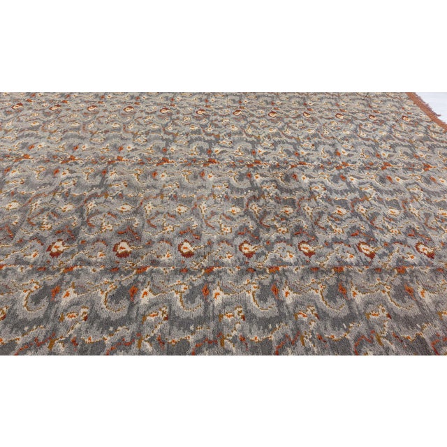 Doris Leslie Blau Mid-20th Century Swedish Pile Rug by Konstfliten, Gothenburg For Sale In New York - Image 6 of 8