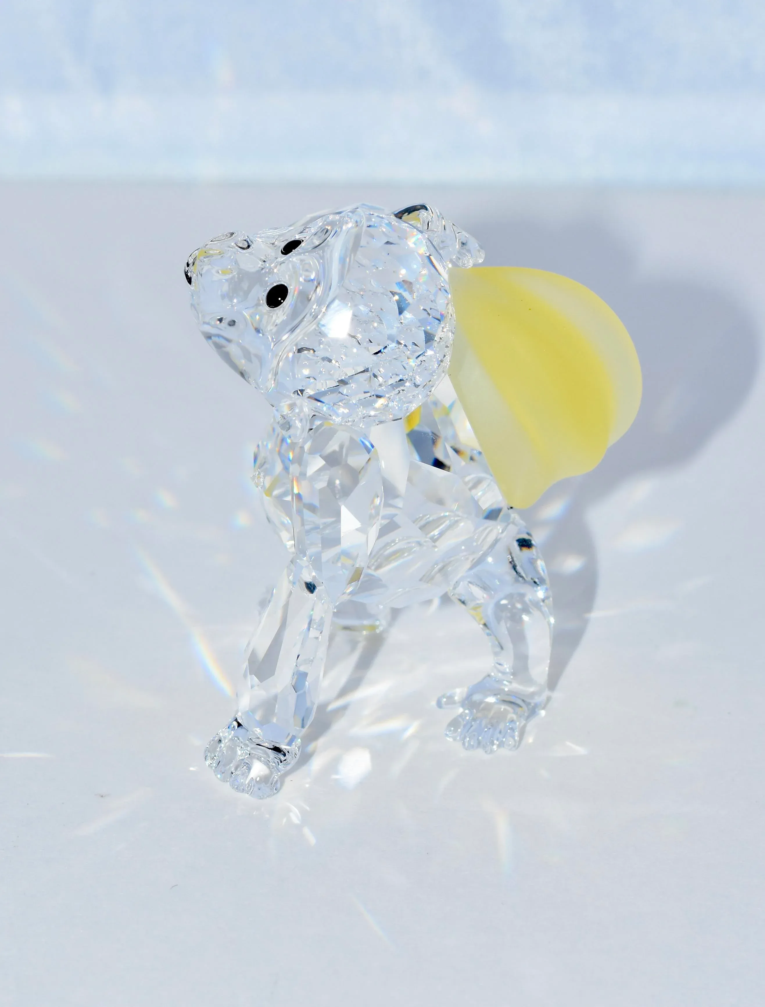 Swarovski Crystal Rare Encounters Young Gorilla With Bananas