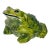 Vintage French Majolica Frog Sculpture 18” For Sale