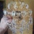 Luxe 1950's Hollywood Regency 24k Plate Frame Austrian Crystal 1/2 Orb Wall Sconces Attributed to Palwa a - Pair For Sale - Image 13 of 17