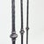 Hand Forged Iron Candelabra Set of 3 (93-113cm) Antique Copper Finish Hammered Stem with Decorative Knop For Sale - Image 6 of 10