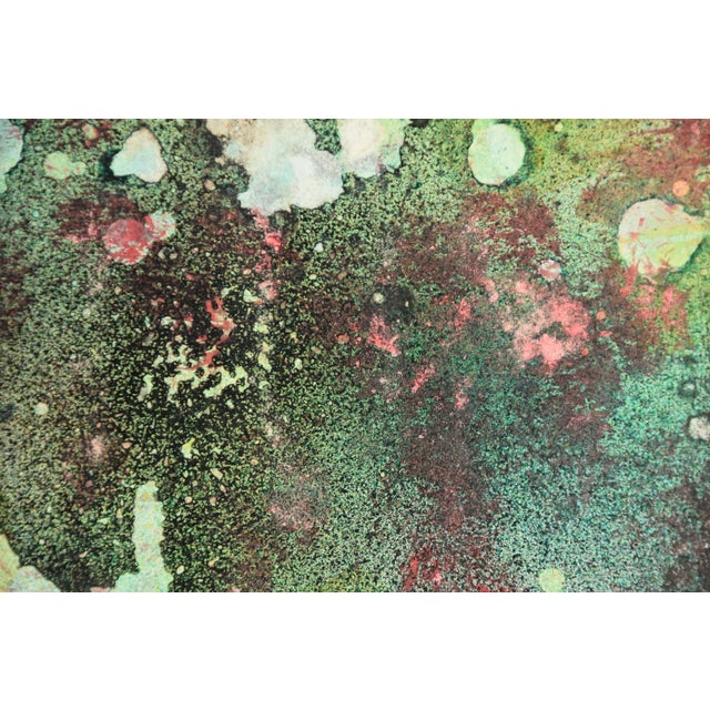 Hans Werner Kirchner, Abstraction (Red & Green), 1960, Watercolor For Sale - Image 9 of 12