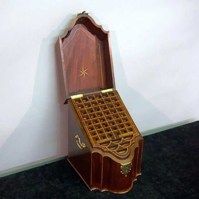George III Mahogany Knife Box For Sale - Image 4 of 5