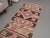 1970s Vintage Handmade Wool Cotton Purple Runner Rug For Sale - Image 9 of 11