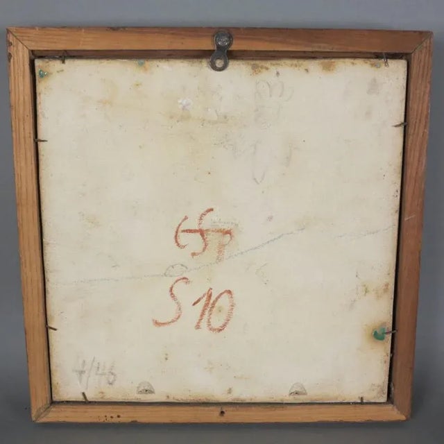 Mid-Century Modern Large Ceramic Fish Wall Plate from Karlsruher Majolika, 1950s For Sale - Image 3 of 4