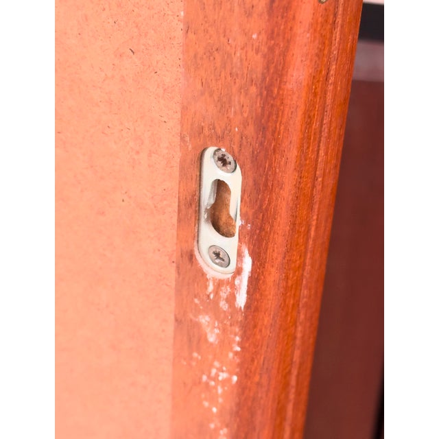 Vintage Foldable Teak Mirror from Fakse Furniture, 1960s For Sale - Image 11 of 13