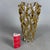 Modern Modern Murano Style Clear and Golden Glass Vase from CC Zecchin For Sale - Image 3 of 13