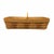 Offering this vintage 1990s Longaberger divided bread or cracker basket, handwoven with colorful red, green, and blue...