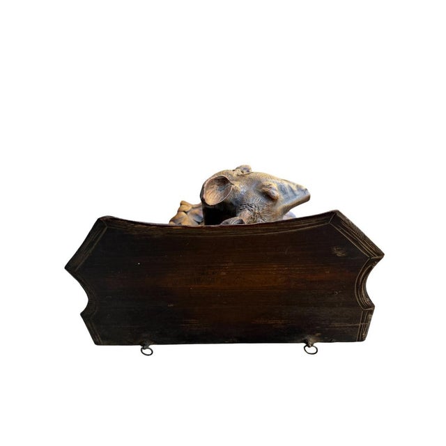 1900 - 1909 Black Forest Deer Shelf For Sale - Image 5 of 7