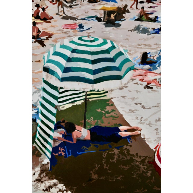 Modern Carole Grandgirard, on the Beach 1, 2022, Oil on Canvas For Sale - Image 3 of 3