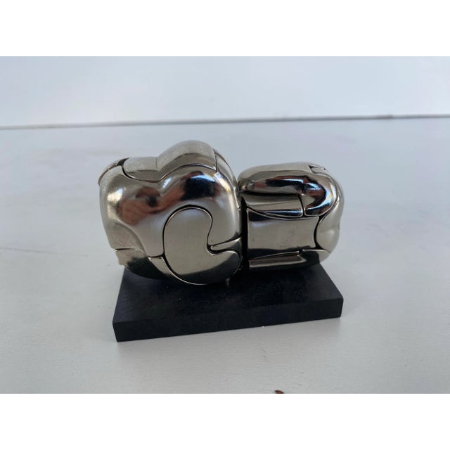 Miguel Berrocal Miguel Berrocal La Mini Zoraida Sculpture Puzzle Vintage 1968 Stand & Booklet For Sale - Image 4 of 10