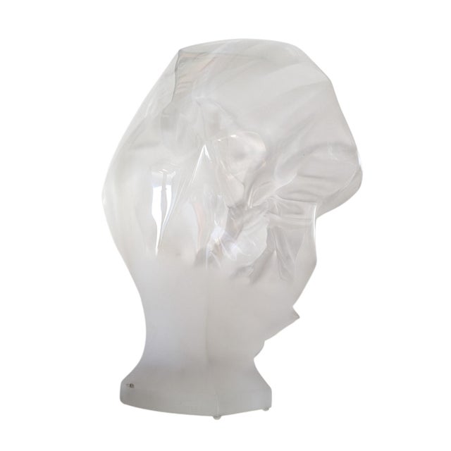 Plastic Frederick Hart (American, 1943-1999) 'Contemplation' Acrylic Sculpture For Sale - Image 7 of 8