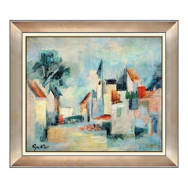 Mid 20th Century Urban Portrait, Egon Adler For Sale