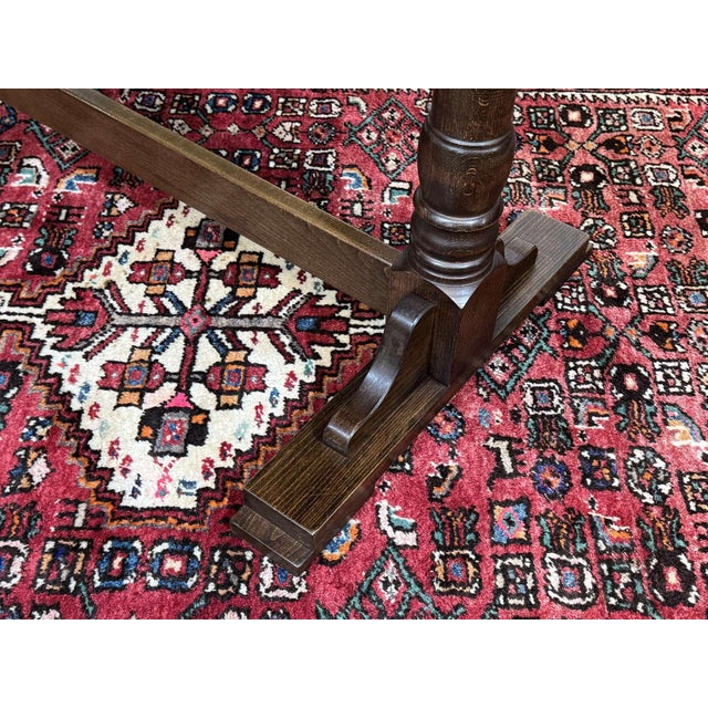 English Bistro Table in Ash and Beech, 1970s For Sale - Image 9 of 15