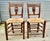 Set of Elm Hall Chairs with Rush Seats, Early 19th Century For Sale - Image 6 of 8