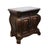 AICO MICHAEL AMINI Romanza Collection Old World Baroque 38" Bombe Nightstand - Deep Claret Finish 74040-56 33" High 38"...
