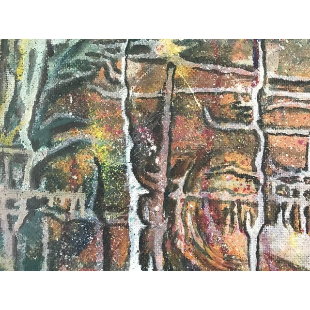 Early Mid Century Modern Abstract Painting For Sale - Image 4 of 5