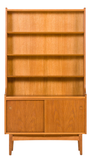 Vintage Oak Bookcase by Johannes Sorth for Nexo, 1960s