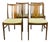 Vintage Nordic Chairs in Fabric, 1970, Set of 4 For Sale