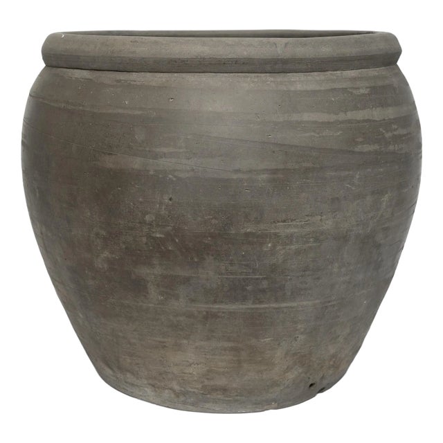 Chinese Black Clay Vessel, c. 1900 For Sale