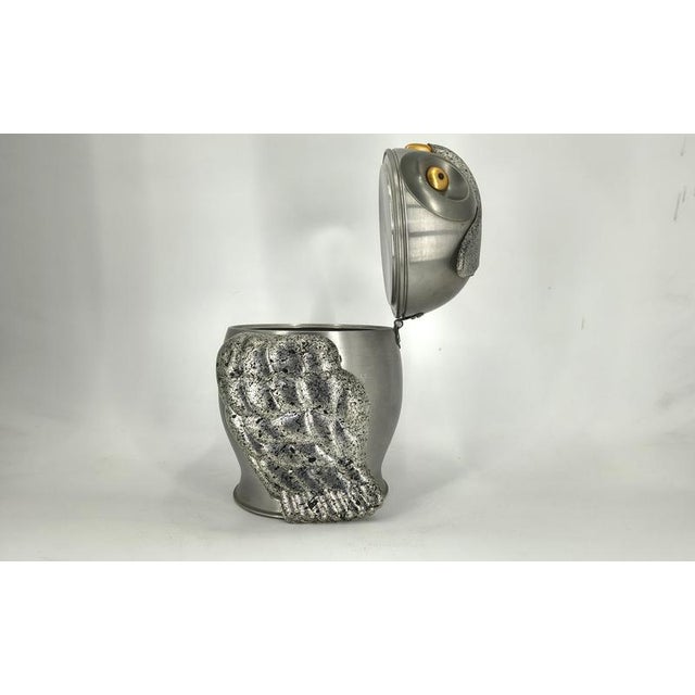 Very cool mid century Italian Ice Bucket made in Italy. Brutalist style. Can also hold a bottle of champagne. A cool piece...
