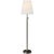 Thomas O'Brien by Visual Comfort Signature Bryant Table Lamp in Bronze and Hand-Rubbed Antique Brass with Linen Shade For Sale
