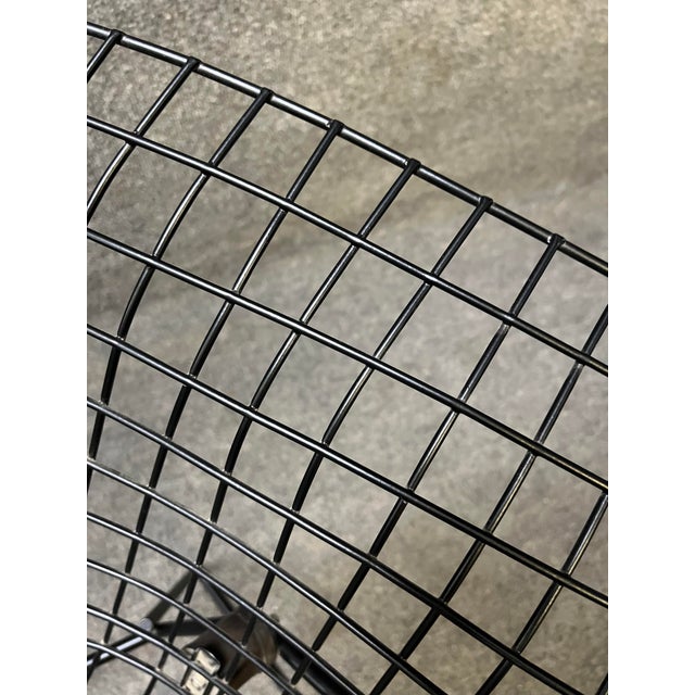 Onyx 1960s Vintage Mid Century Large Knoll Diamond Chair For Sale - Image 8 of 9