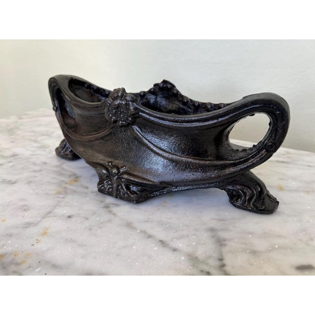 Antique French Portillion Planter in Cast Iron, 1800s For Sale - Image 3 of 7