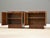 1970s Refinished Walnut Brutalist Nightstands - A Pair For Sale - Image 4 of 10
