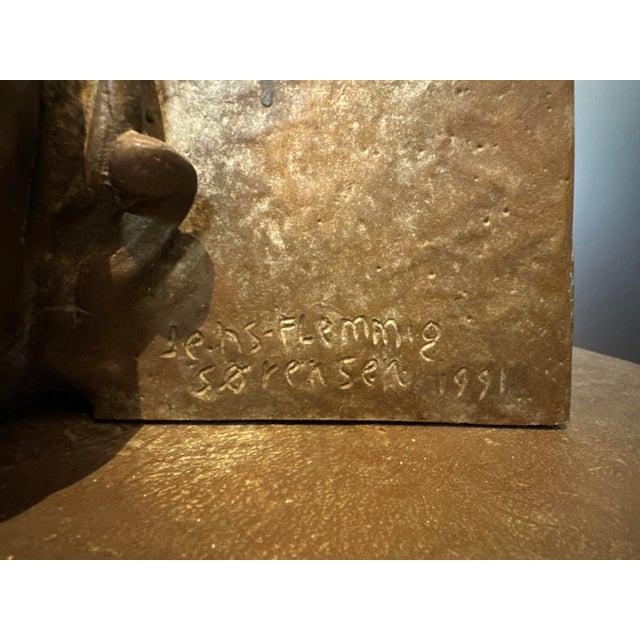 Jens Flemming Sørensen, Large Sculpture in Bronze, 1991, Unique Piece For Sale - Image 10 of 10
