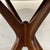 Round Walnut Table, 1950s For Sale - Image 3 of 7