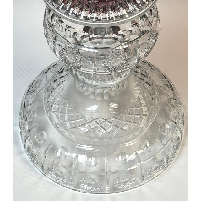 Monumental Bohemian Ruby & Crystal Ceremonial Pokal /Synagogue Presentation Urn For Sale - Image 18 of 18