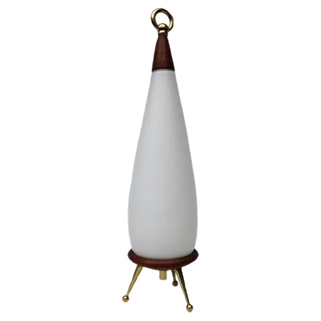 Scandinavian Rocket Tripod Table Lamp, 1950s For Sale