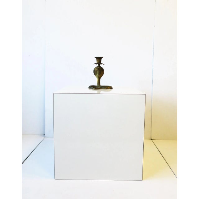 Cobra Snake Candlestick Holder, Circa Early 20th Century For Sale - Image 4 of 13