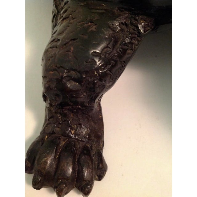 Metal Vintage Bronze Turtle Figurine For Sale - Image 7 of 11