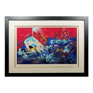 LeRoy Neiman "Red Sky" Hand Signed Serigraph Limited Edition Art