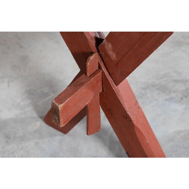 19th Century French Gypsy Trestle Table For Sale - Image 9 of 13