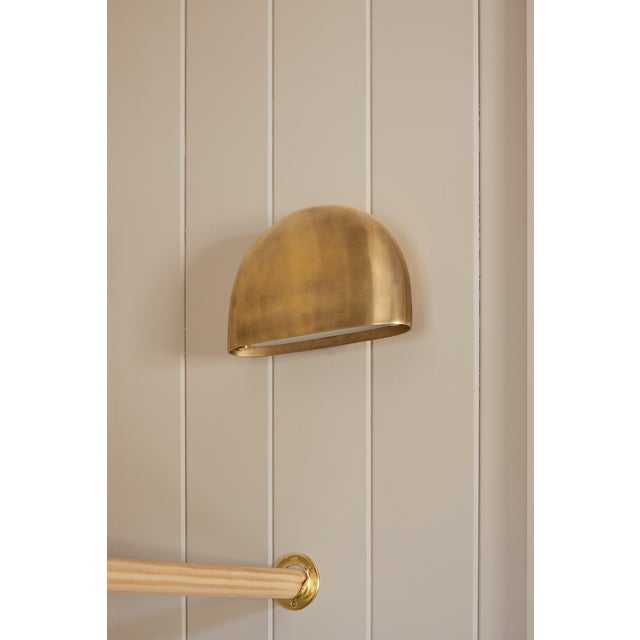 Hudson Valley Lighting Diggs 8.25 in. 1 Light Wall Sconce in Aged Brass Finish For Sale - Image 9 of 10