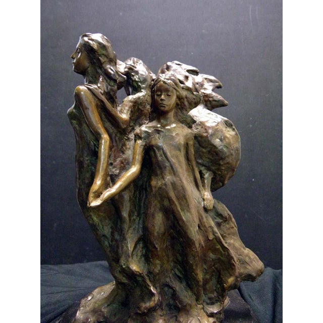 2000 - 2009 Frederick Hart "Daughters of Odessa" Bronze Sculptures Hand Signed Woman Figures For Sale - Image 5 of 6