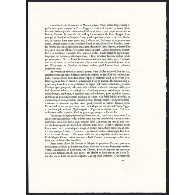 1967 Salvador Dalí Biblia Sacra Lithograph "Peccatum Originis" (Original Sin) For Sale - Image 9 of 11
