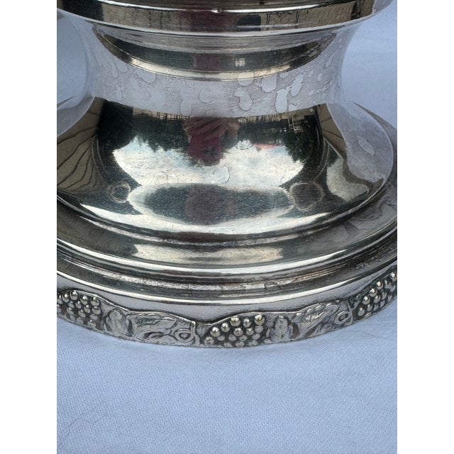 Vintage Silver Plated Ice Bucket Champagne Chiller For Sale In Seattle - Image 6 of 10