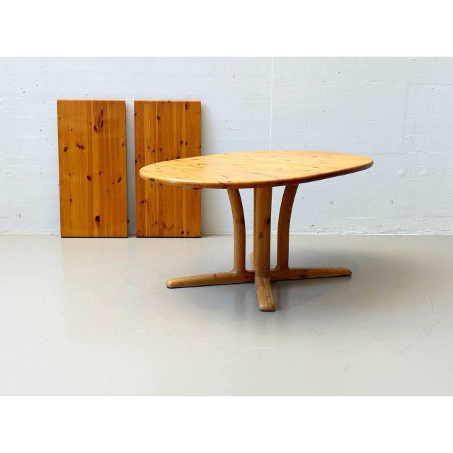 Extendable Dining Table in Pine from Dyrlund, Denmark, 1980s For Sale - Image 16 of 16