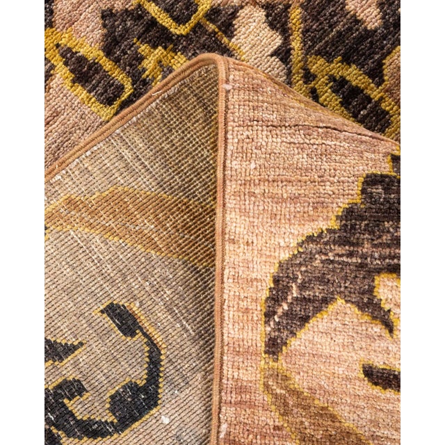 Arts & Crafts, One-of-a-Kind Hand-Knotted Area Rug - Beige, 5' 10" x 9' 4" For Sale In New York - Image 6 of 8