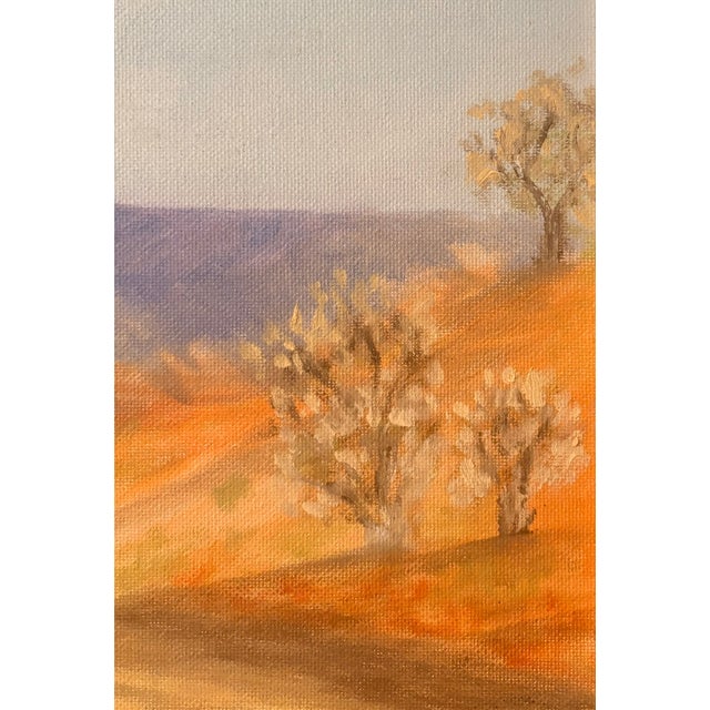Wood Late 20th Century California High Desert Landscape Oil on Canvas, Signed by Artist For Sale - Image 7 of 9